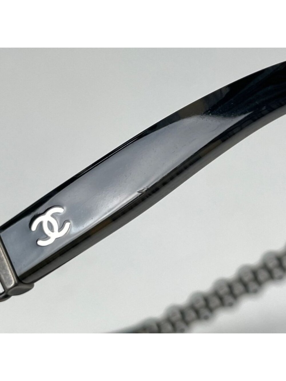 Chanel Sunglasses CC Logo Eyewear Gradient Acetate Black - Picture 5 of 7